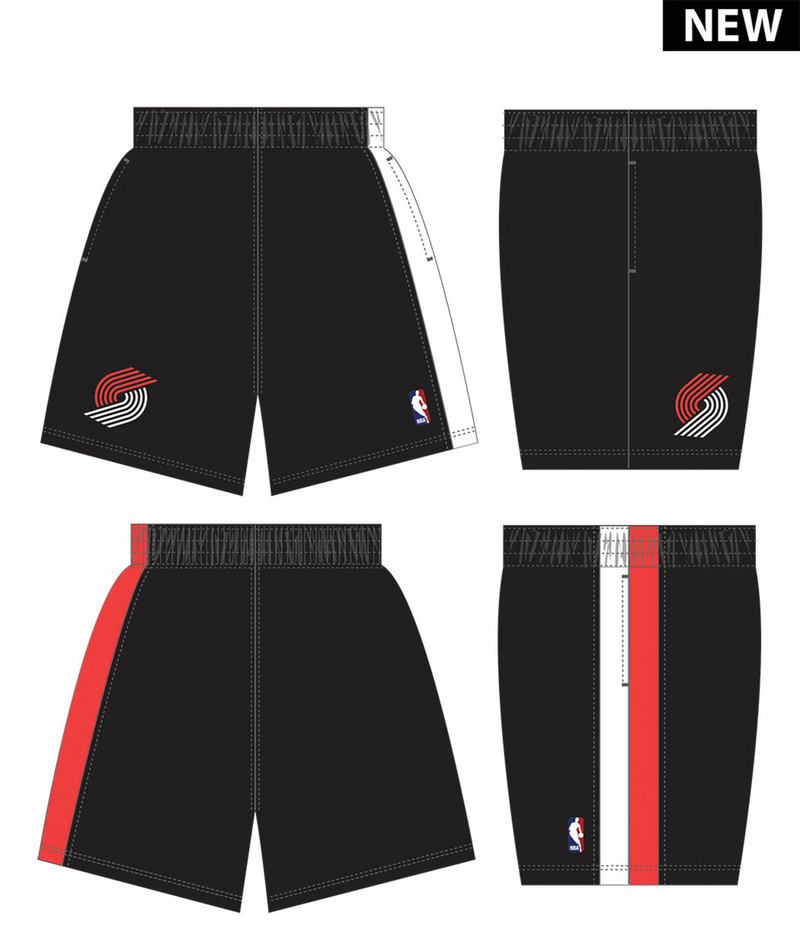 Mitchell & Ness Portland Trail Blazers 1999-00 Black Swingman Road Shorts
