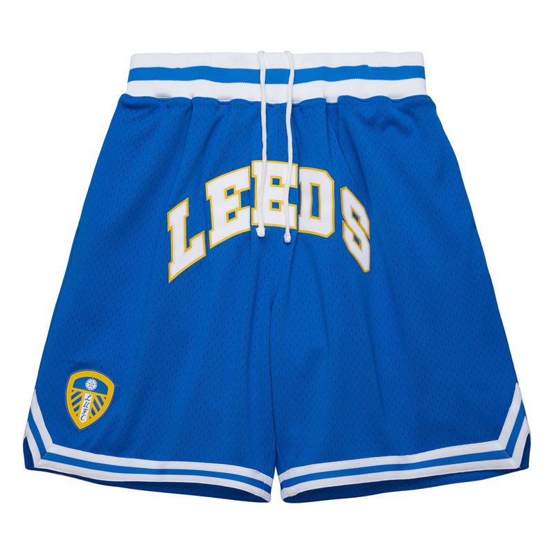 Mitchell & Ness Leeds United FC Blue Epl Utd Shorts