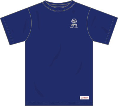 Mitchell & Ness New Jersey Nets Royal Core Essentials T-Shirt