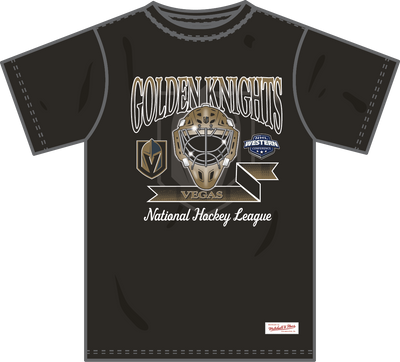 Mitchell & Ness Vegas Golden Knights Black Street Graphics Core T-Shirt