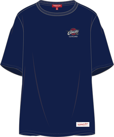 Mitchell & Ness Women's Cleveland Cavaliers Navy Core Essentials T-Shirt