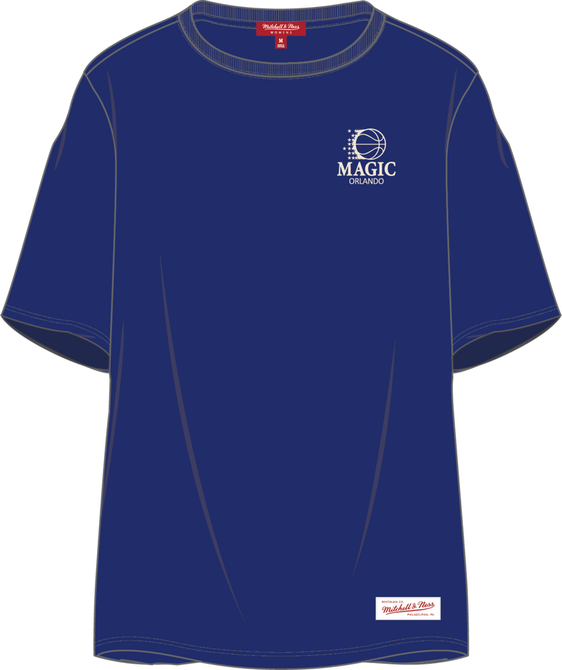 Mitchell & Ness Women's Orlando Magic Royal Core Essentials T-Shirt