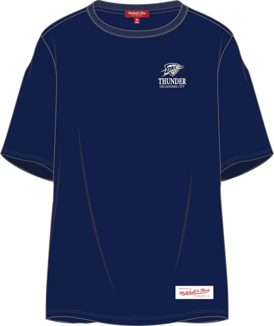Mitchell & Ness Women's Oklahoma City Thunder Navy Core Essentials T-Shirt