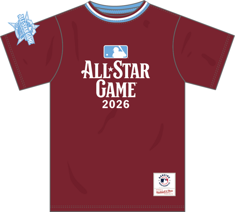 Mitchell & Ness Philadelphia Phillies 2026 Cardinal All-Star Playmaker T-Shirt