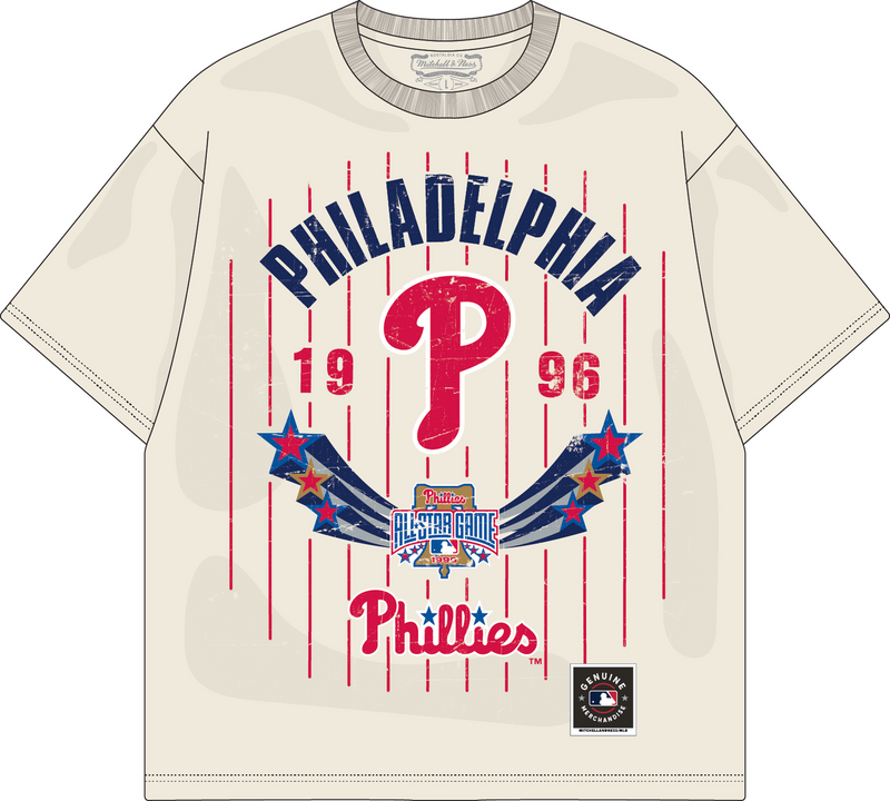 Mitchell & Ness Philadelphia Phillies 2026 Cream Asg T-Shirt
