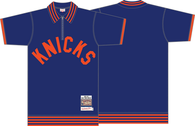 Mitchell & Ness New York Knicks 1968 Royal Shooting Shirt