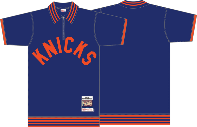Mitchell & Ness New York Knicks 1968 Royal Shooting Shirt