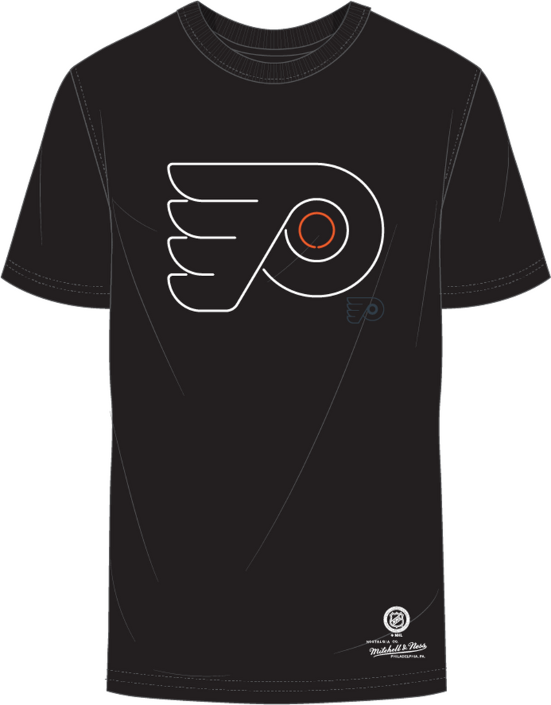 Mitchell & Ness Philadelphia Flyers Black Neon T-Shirt