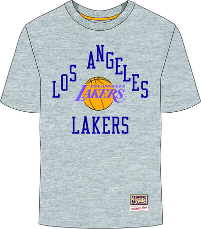 Mitchell & Ness Los Angeles Lakers Grey Heather My Towns Bodega T-Shirt
