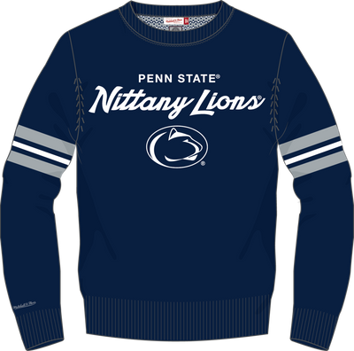 Mitchell & Ness Penn State Nittany Lions Navy Head Coach Sweater