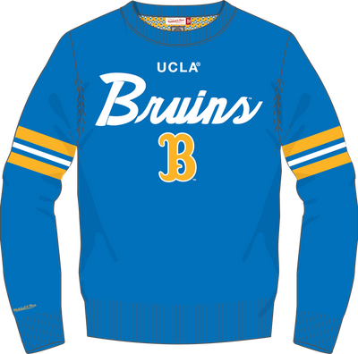 Mitchell & Ness UCLA Bruins Light Blue Head Coach Sweater