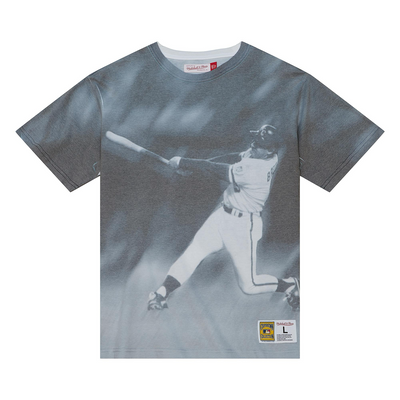 Mitchell & Ness George Brett George Brett Kansas City Royals White Highlight Sublimated Player T-Shirt