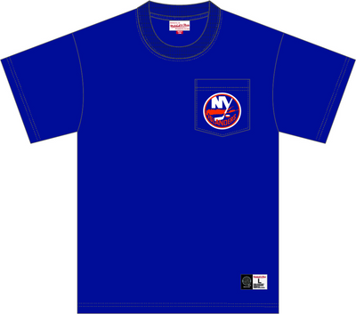 Mitchell & Ness New York Islanders Royal Premium Pocket T-Shirt