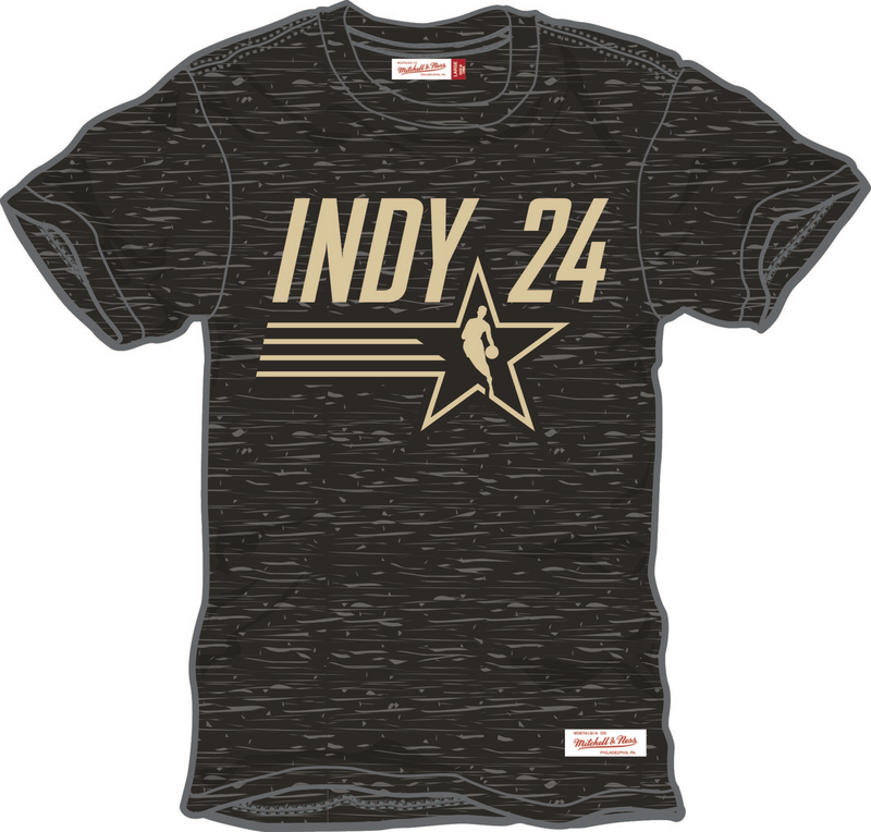 Mitchell & Ness All-Star Black Current Logo Legendary Slub T-Shirt