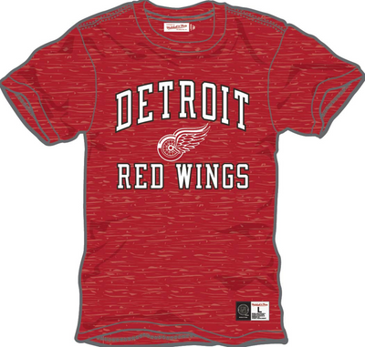 Mitchell & Ness Detroit Red Wings Scarlet Current Logo Legendary Slub T-Shirt
