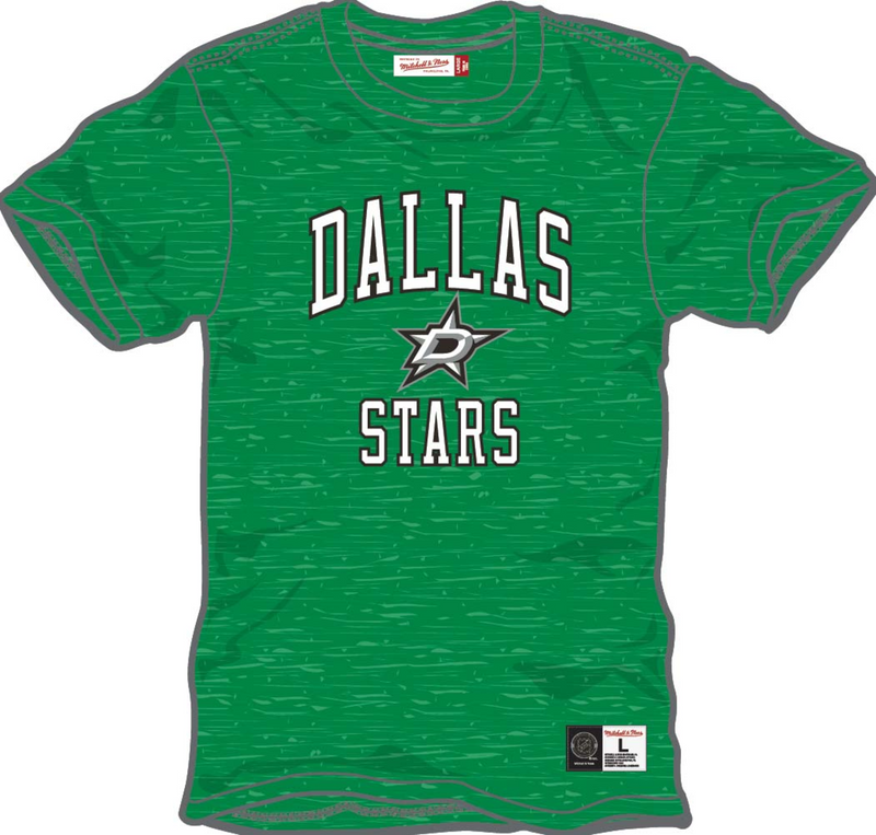 Mitchell & Ness Dallas Stars Kelly Green Current Logo Legendary Slub T-Shirt