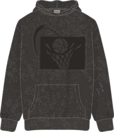 Mitchell & Ness Cleveland Cavaliers Black Downtown Collection Fleece Hoodie
