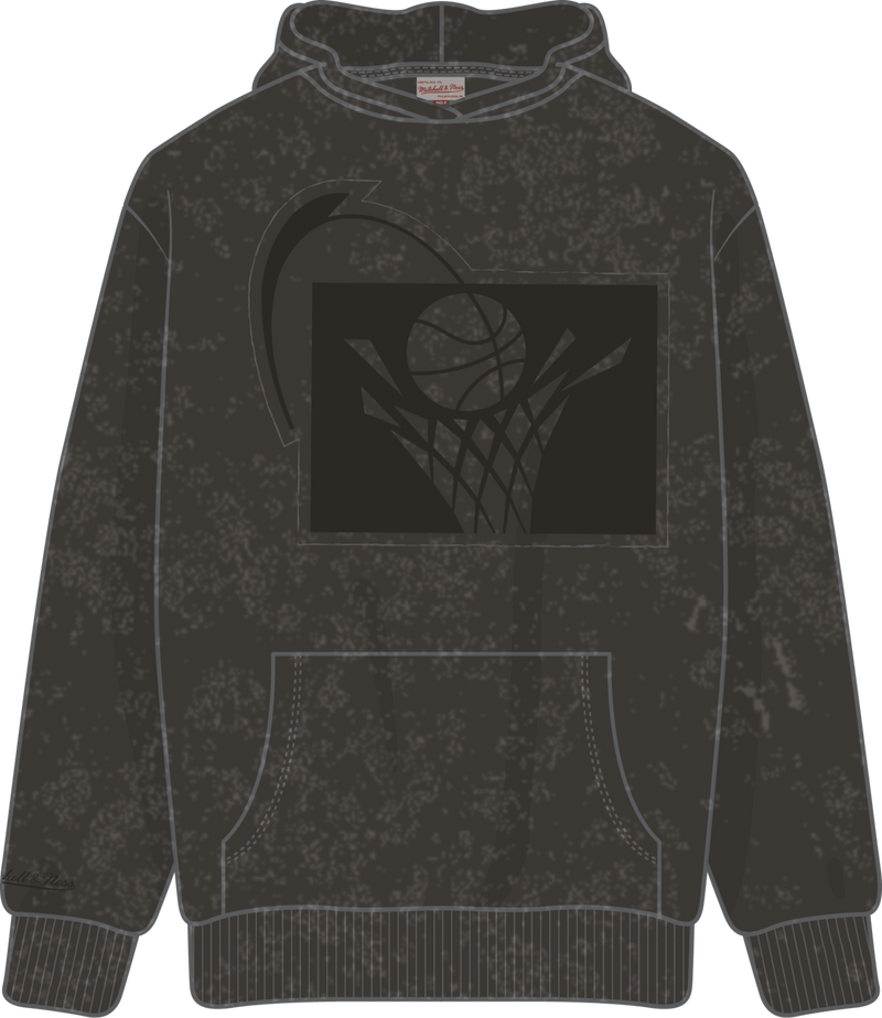 Mitchell & Ness Cleveland Cavaliers Black Downtown Collection Fleece Hoodie