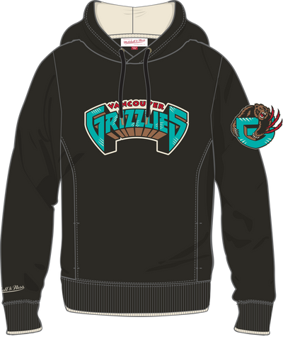 Mitchell & Ness Vancouver Grizzlies Black Team Legacy Fleece Hoodie