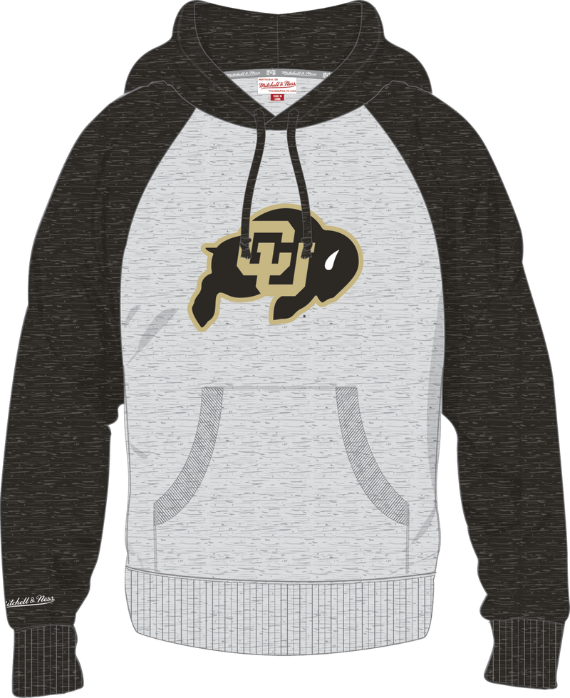 Mitchell & Ness University of Colorado Boulder Black Winning Streak Fleece Hoodie Buffaloes