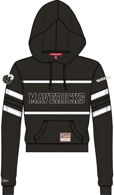Mitchell & Ness Women's Dallas Mavericks Black Head Coach Hoodie