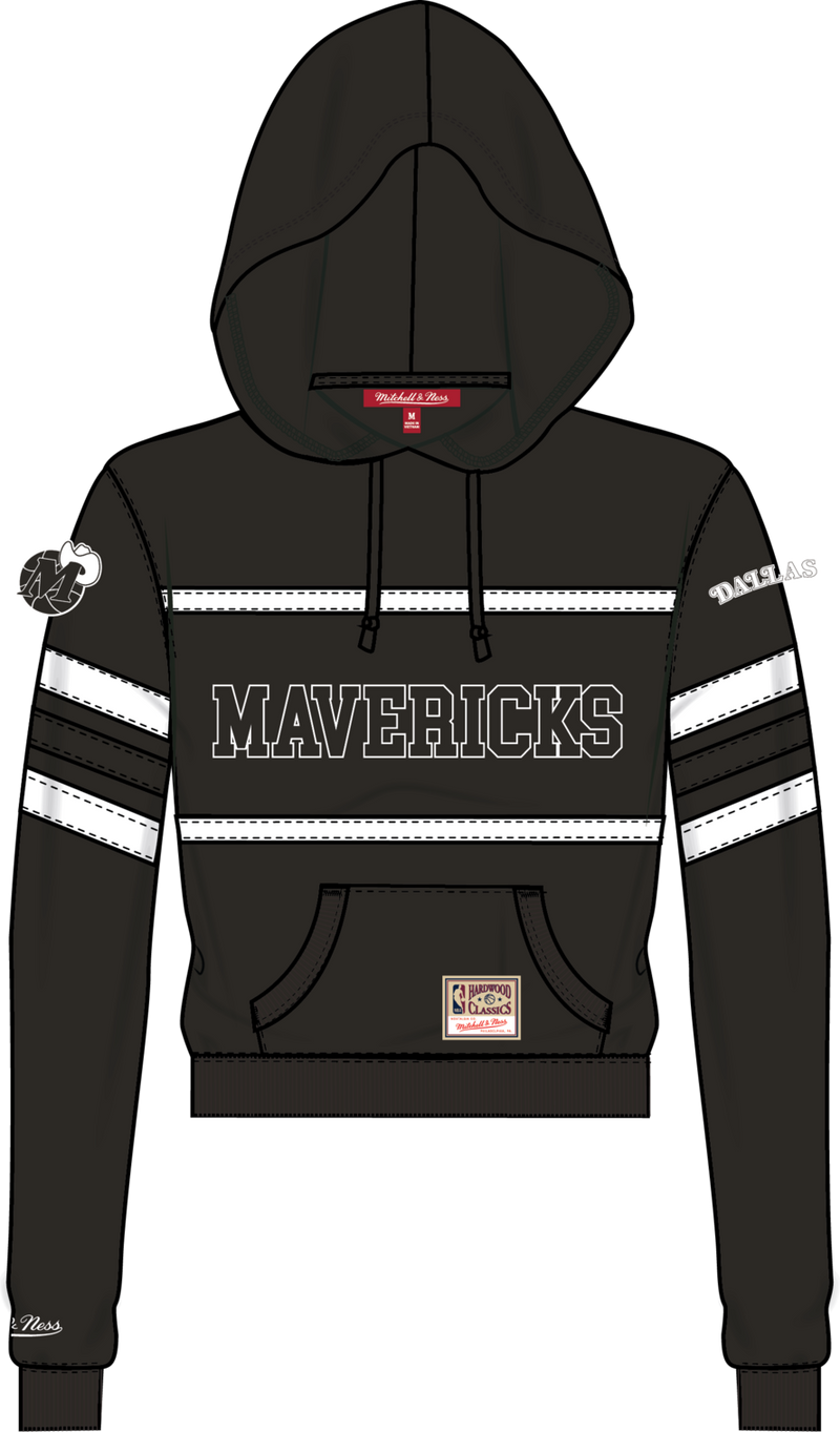 Mitchell & Ness Women's Dallas Mavericks Black Head Coach Hoodie
