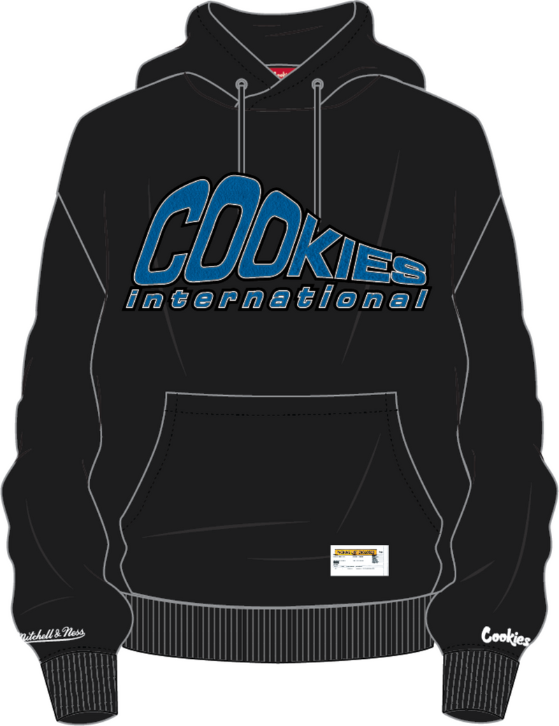 Mitchell & Ness Black M&N x Cookies Pullover Hoodie