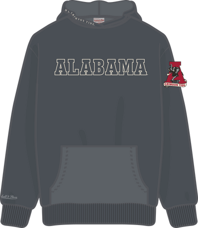 Mitchell & Ness Alabama Crimson Tide Dark Grey Heritage Hues Fleece Hoodie