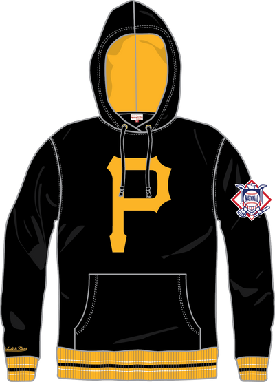 Mitchell & Ness Pittsburgh Pirates Black Playoff Win Lightweight Fleece Hoodie