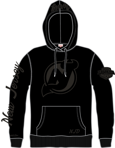 Mitchell & Ness New Jersey Devils Black Phantom Fleece Hoodie
