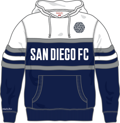 Mitchell & Ness San Diego FC Navy Team Color Head Coach Hoodie
