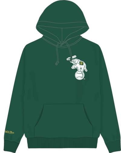 Mitchell & Ness Rickey Henderson Oakland Athletics Green Player Collection Hoodie