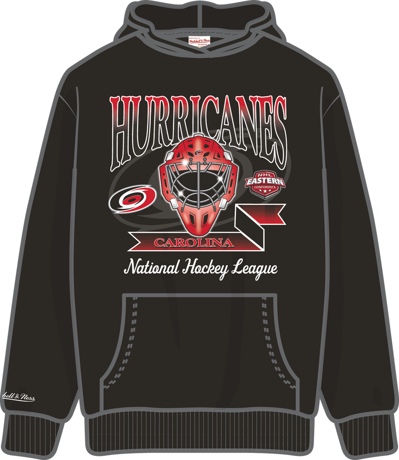 Mitchell & Ness Carolina Hurricanes Black Street Graphics Core Hoodie