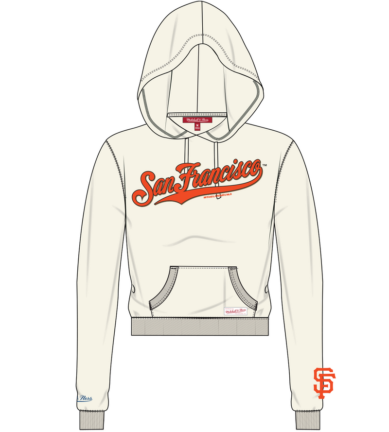 Mitchell & Ness Women's San Francisco Giants Cream Homerun Hoodie