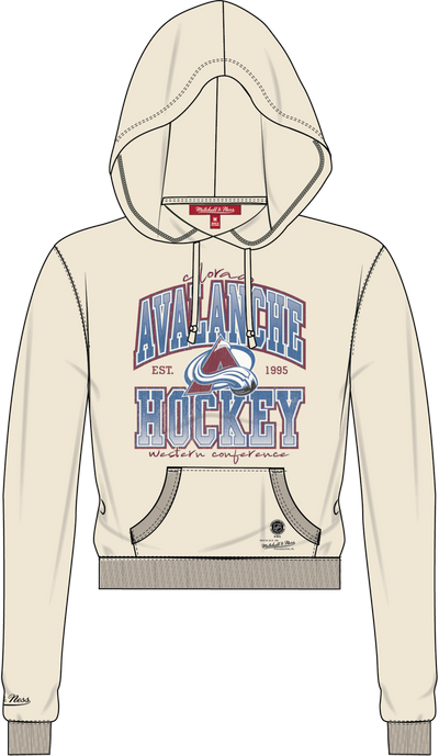Mitchell & Ness Women's Colorado Avalanche Cream Chase Hoodie
