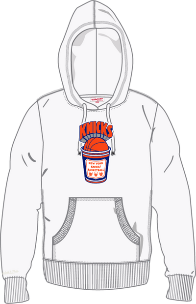 Mitchell & Ness New York Knicks White Coffee Hoodie
