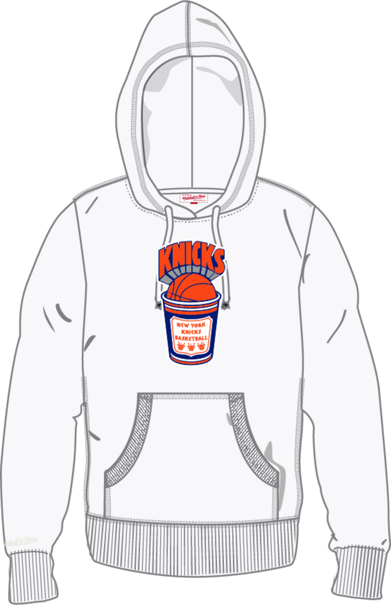 Mitchell & Ness New York Knicks White Coffee Hoodie