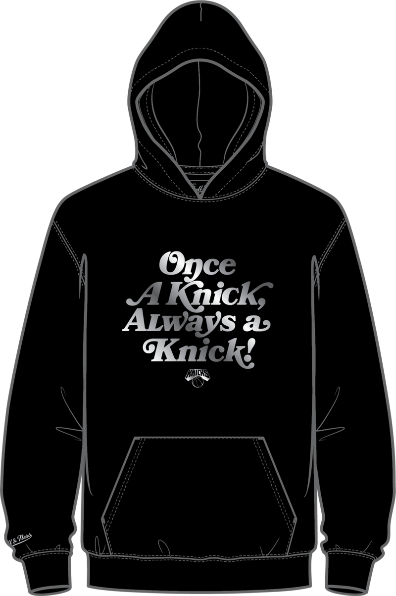 Mitchell & Ness New York Knicks Black Once A Hoodie