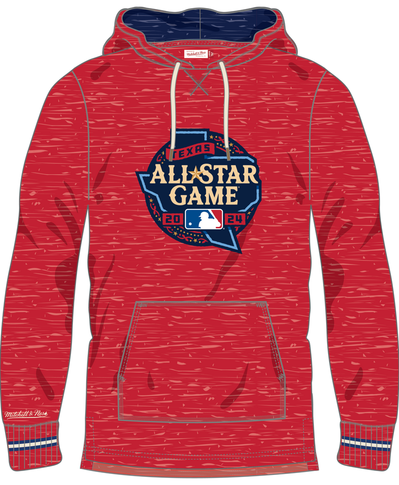 Mitchell & Ness MLB All-Star Scarlet Current Logo Legendary Slub Long Sleeve Hoodie