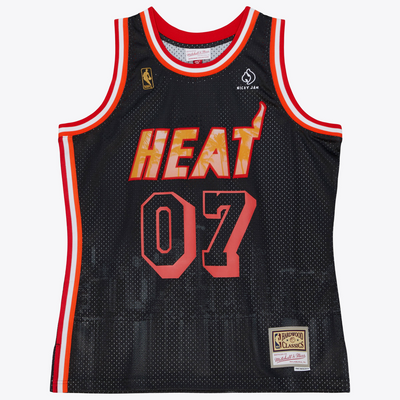 Mitchell & Ness Miami Heat Black Nicky Jam x Mn Swingman Jersey