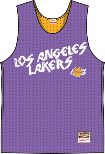 Mitchell & Ness Los Angeles Lakers Purple Team Glory Reversible Mesh Top