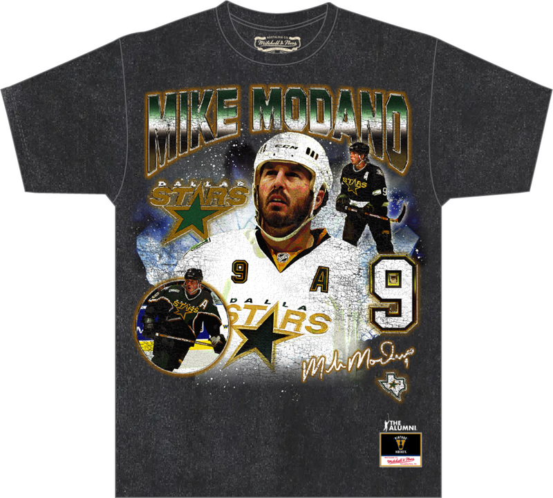 Mitchell & Ness Mike Modano Dallas Stars Black Legendary Collage T-Shirt