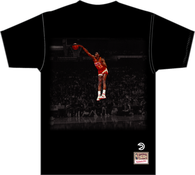 Mitchell & Ness Dominique Wilkins Atlanta Hawks Black Moments T-Shirt