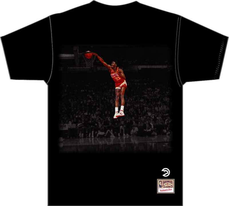 Mitchell & Ness Dominique Wilkins Atlanta Hawks Black Moments T-Shirt