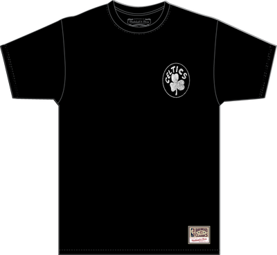 Mitchell & Ness Boston Celtics Black Overlap T-Shirt