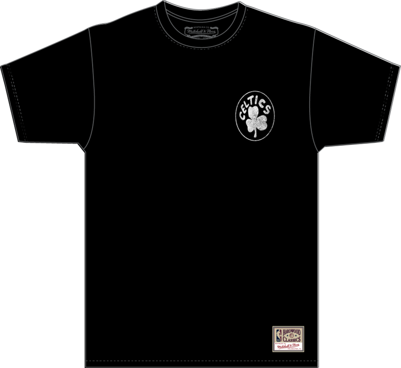 Mitchell & Ness Boston Celtics Black Overlap T-Shirt