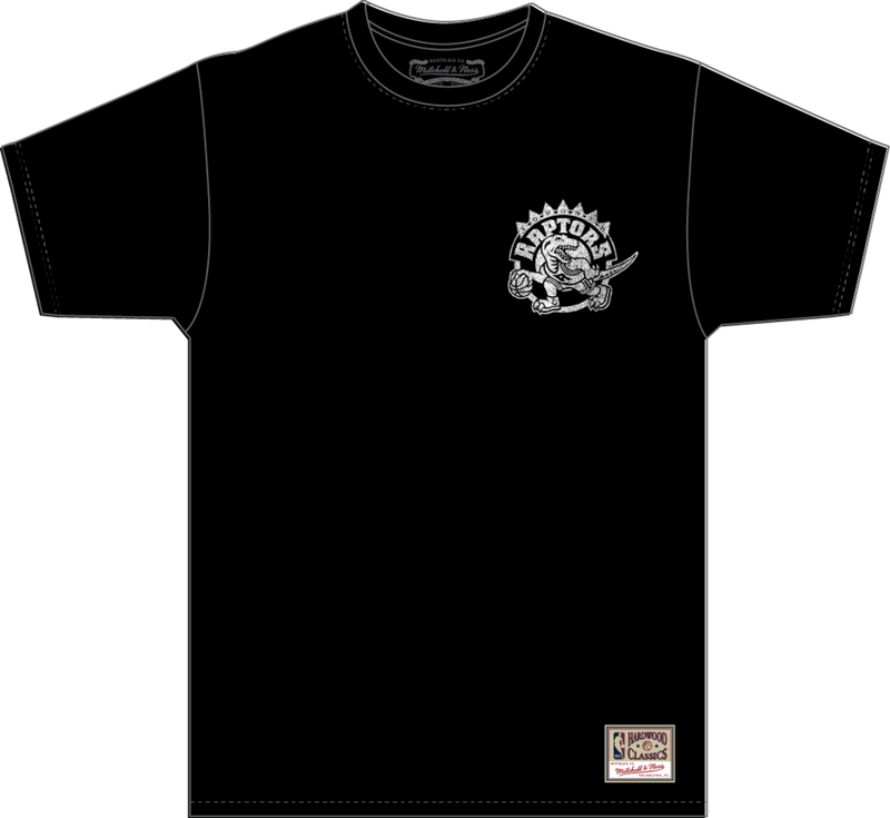 Mitchell & Ness Toronto Raptors Black Overlap T-Shirt