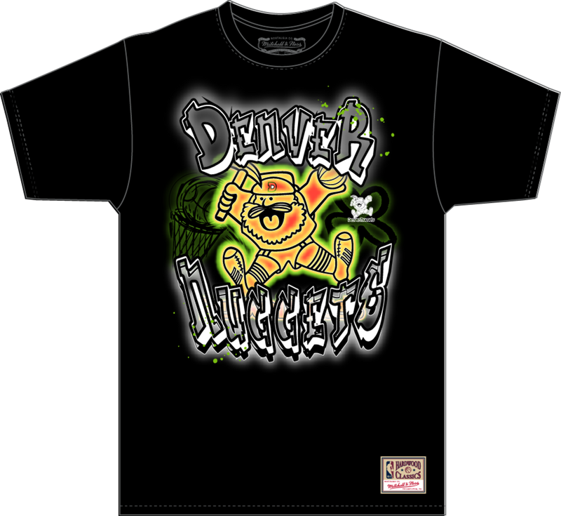 Mitchell & Ness Denver Nuggets Black Infrared T-Shirt
