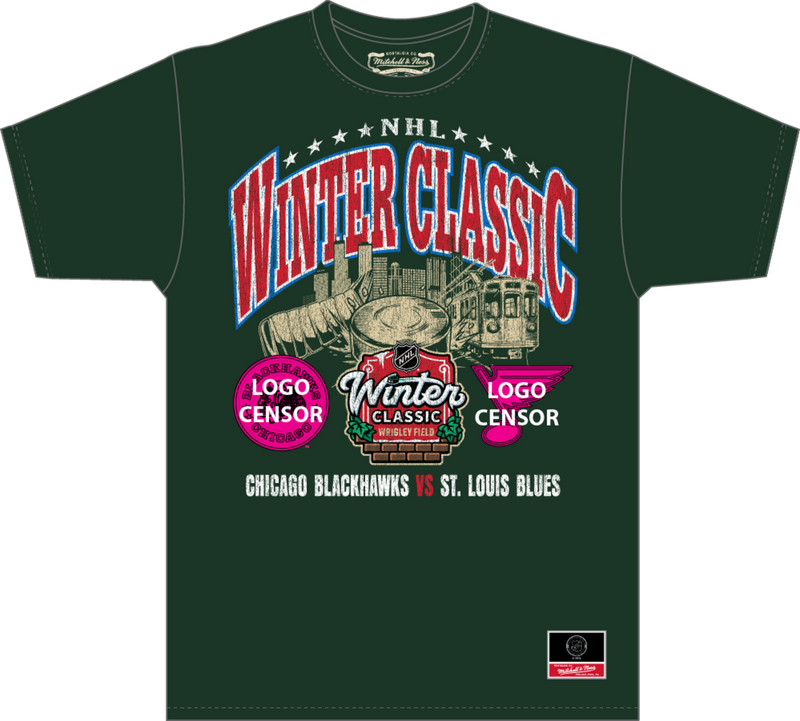 Mitchell & Ness Dark Green Wc 24 City Tour T-Shirt