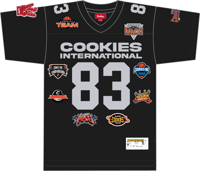 Mitchell & Ness Black M&N x Cookies Football Jersey